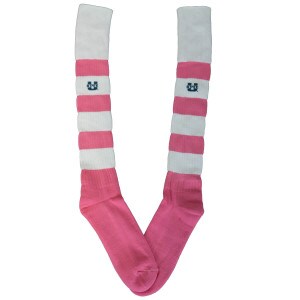 Rugby Pink Striped U-State Socks